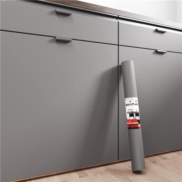 Grey Wallpaper Peel and Stick Self Adhesive Wallpaper Removable Gray - Picture 1 of 16